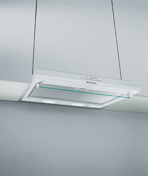 Candy CFT 610 W Built-under 240m³/h White cooker hood