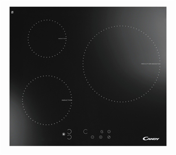 Candy PVI 630 C Встроенный Induction hob Черный плита