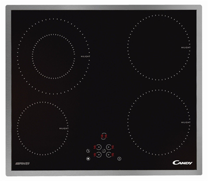 Candy PVD 642/1 X Eingebaut Ceramic hob Schwarz