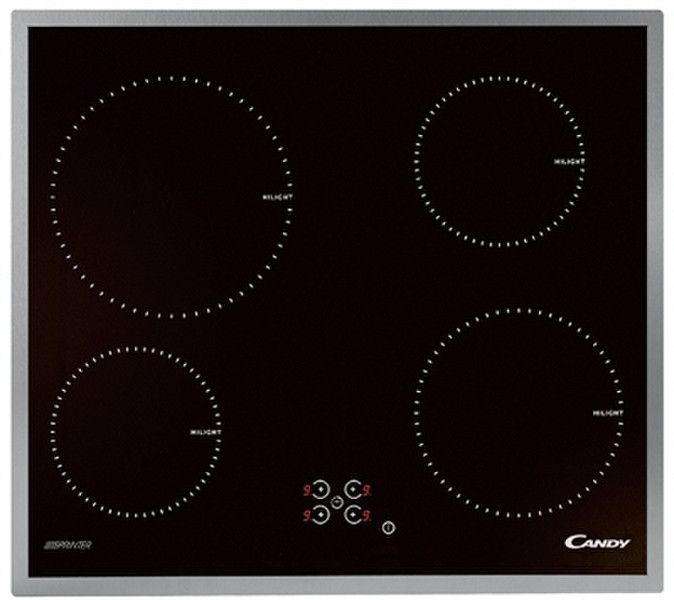 Candy PVD 640/1 X Встроенный Ceramic hob Черный