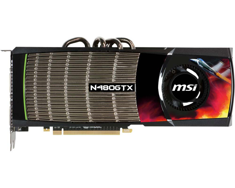 MSI 480GTX-M2D15 GeForce GTX 480 1.5GB GDDR5 graphics card