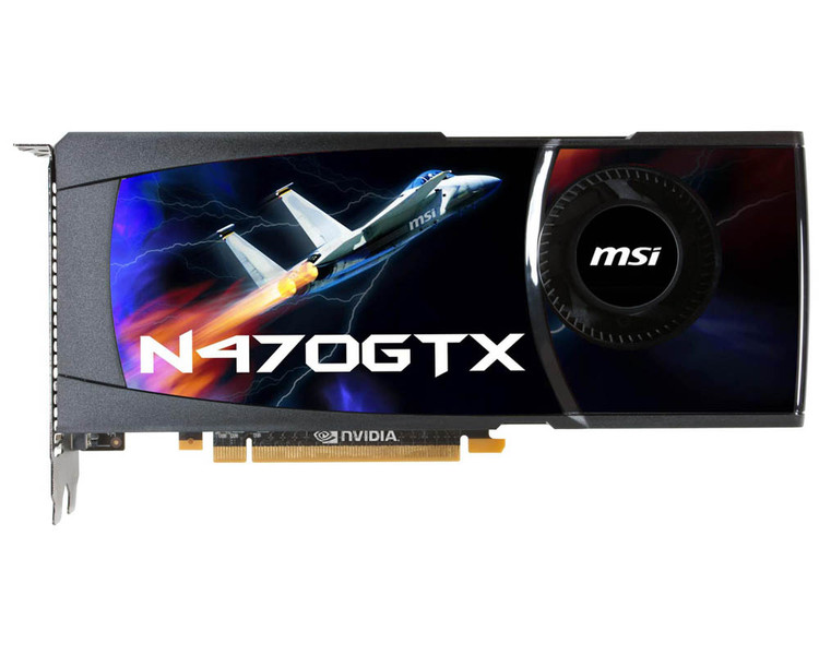 MSI 470GTX-M2D12 GeForce GTX 470 1.25ГБ GDDR5 видеокарта