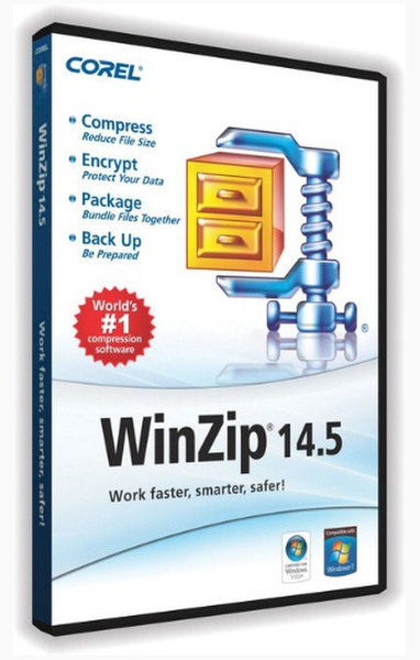 Corel WinZip 14.5 Standard, 200-499U, Upgrade, FR