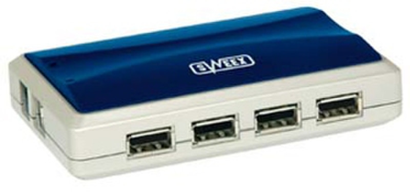 Sweex External 7 Port USB 2.0 HUB 480Мбит/с хаб-разветвитель