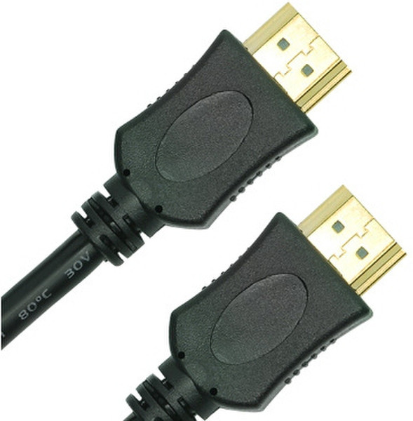 Jou Jye Computer AVC 200-2.0m 2м HDMI HDMI Черный HDMI кабель