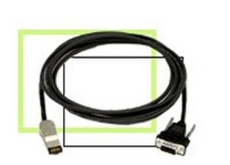 Adaptec ACK-Cu-HSSDC-DB9-2G-5M 5m networking cable