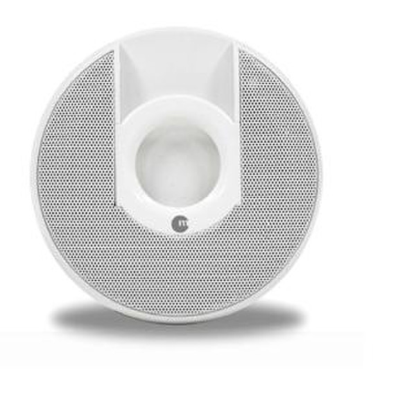 Macally Portable Stereo Speakers for iPod® nano White 0.8W White loudspeaker