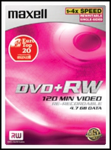 Maxell DVD+RW 120 Min For Video (Library Case)