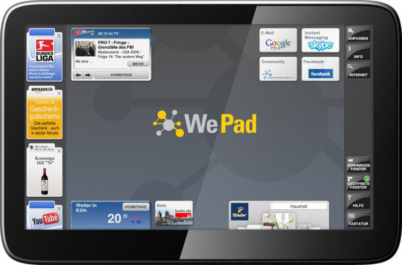 Neofonie WePad 16GB Schwarz Tablet