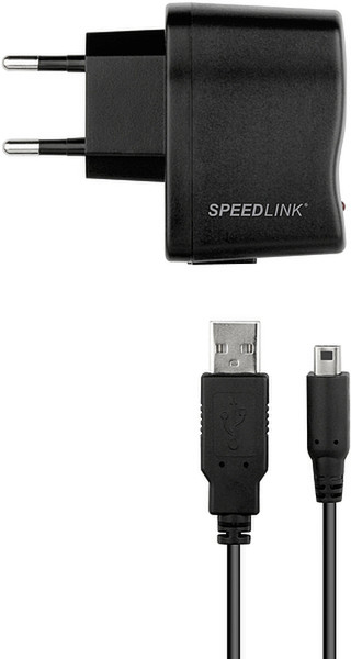 SPEEDLINK USB Power Supply for NDS Lite Black power adapter/inverter