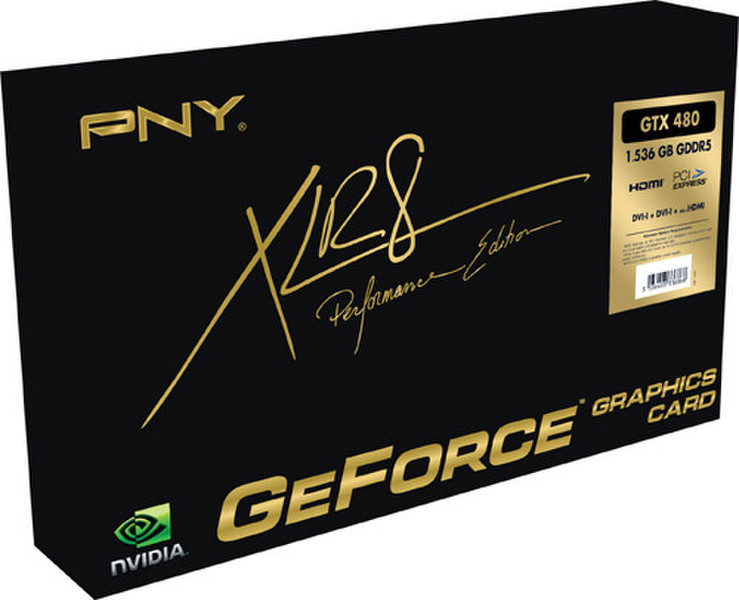 PNY GMGTX48N2H15ZPB GeForce GTX 480 1.5GB GDDR5 graphics card