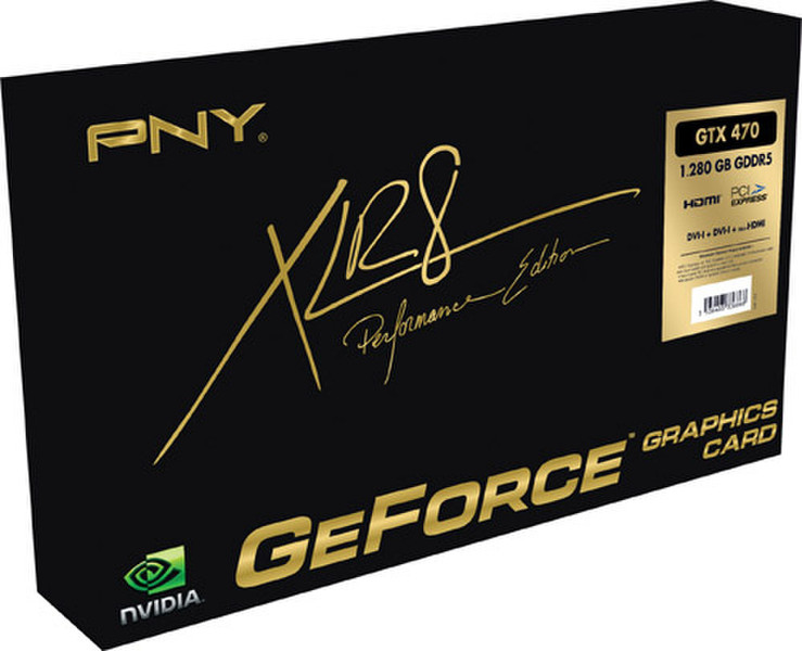 PNY GeForce GTX 470 GeForce GTX 470 1.25GB GDDR5