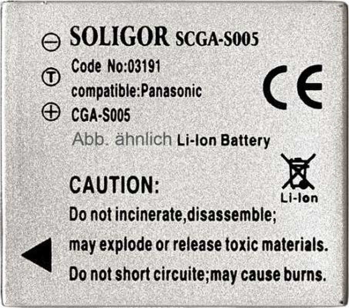 Soligor Batt. Subst. Panasonic CGA-S005 Lithium-Ion (Li-Ion) 1000mAh 3.7V rechargeable battery