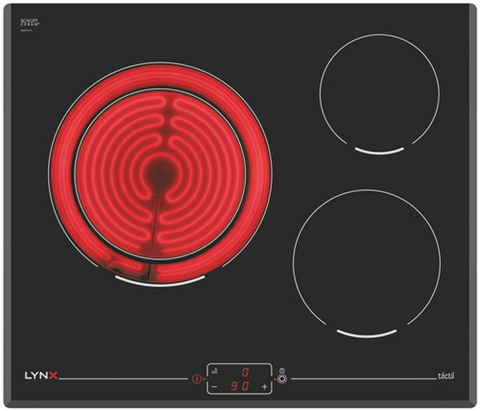 Lynx 4ET613LT Встроенный Ceramic hob Черный плита