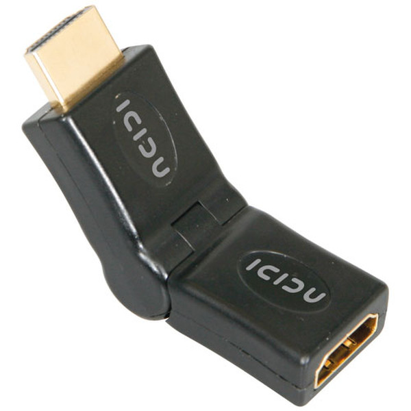 ICIDU HDMI Swivel Adapter 180 Degrees Black cable interface/gender adapter