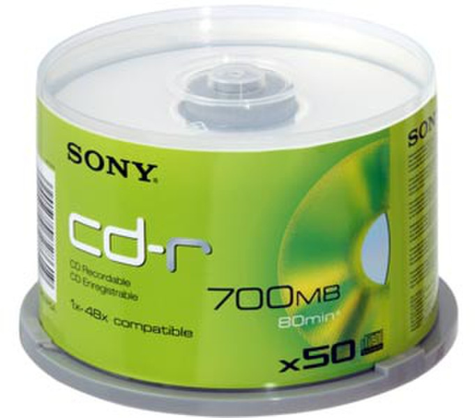 Sony 50CDQ80SPMD-I CD-R 700MB 50pc(s) blank CD