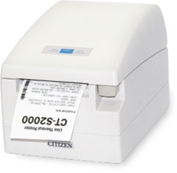 Citizen CT-S2000 Прямая термопечать 203 x 203dpi Белый устройство печати этикеток/СD-дисков