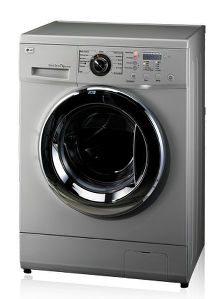 LG WD-10721MDX Freistehend Frontlader 7kg 1000RPM A+ Edelstahl Waschmaschine