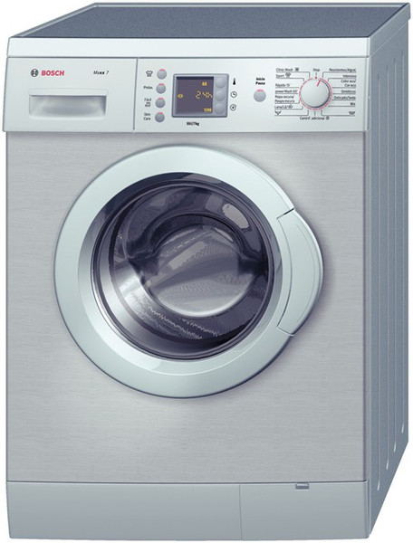 Bosch WAE2448XEP Отдельностоящий Фронтальная загрузка 7кг 1200об/мин A Нержавеющая сталь стиральная машина