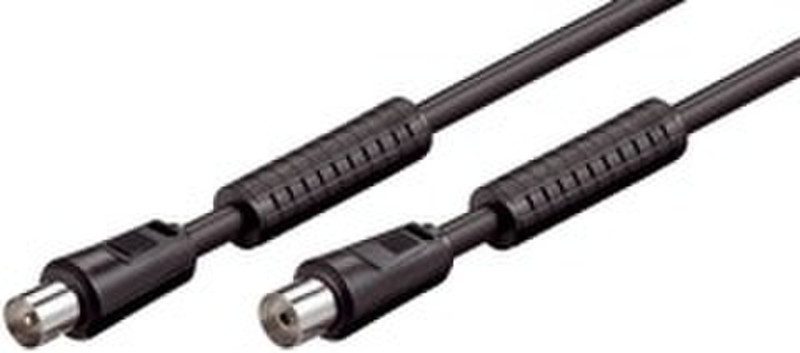 Ednet 84614 1.5m Black coaxial cable