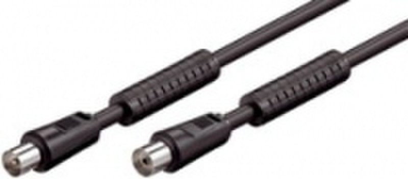 Ednet 84617 5m Black coaxial cable