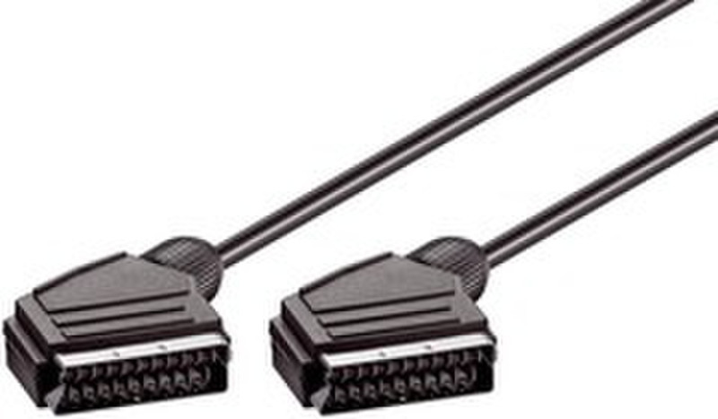 Ednet Scart cable 1.5 m 1.5м SCART (21-pin) SCART (21-pin) Черный SCART кабель