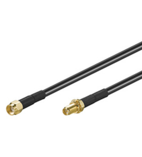 Wentronic RP-SMA FM 300 3.0m 3m RP-SMA RP-SMA Black coaxial cable