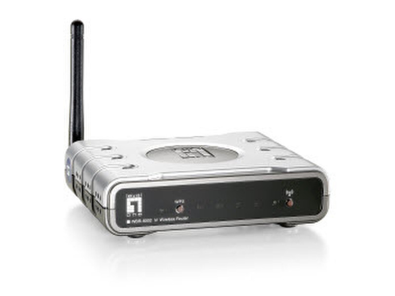 LevelOne WBR-6002 Schnelles Ethernet Silber WLAN-Router