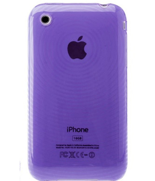 Invisible Shield iPhone 3G / 3GS Cover Circle Purple