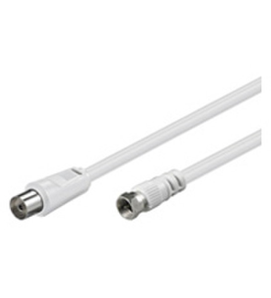 Wentronic AKFC 150 1.5m 1.5м F Коаксиальный Белый коаксиальный кабель