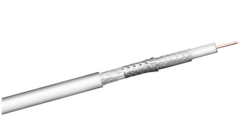 Wentronic 67117 500m White coaxial cable