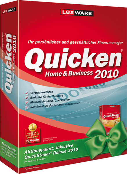 Lexware Quicken Home & Business 2010 (18.0), Win, CD