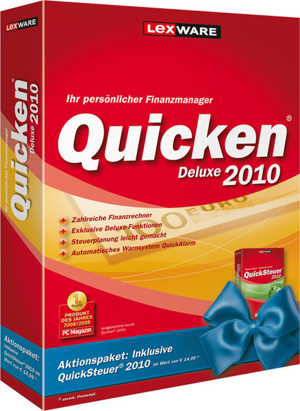Lexware Quicken Deluxe 2010 (18.0), Win, CD