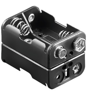Wentronic BH N 4xD Passive holder Black