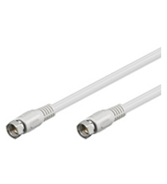 Wentronic BKF 250 2.5m White coaxial cable