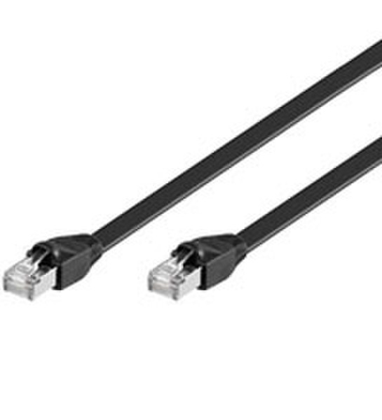 Wentronic 10m RJ-45 Cable 10m Black networking cable