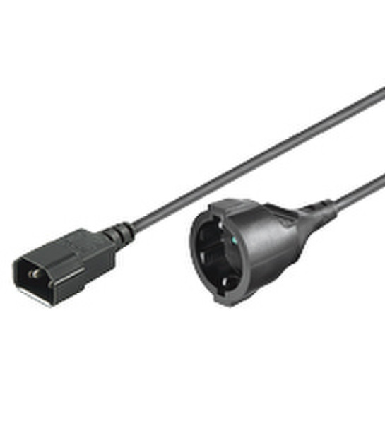 Wentronic NK 121-150 1.5m Black power cable