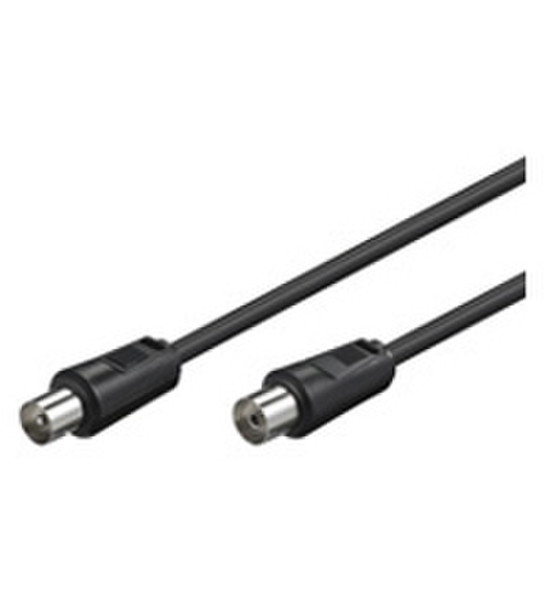 Wentronic 3.75m Coaxial Cable 3.75m M FM Schwarz Koaxialkabel