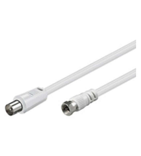 Wentronic AKFT 500 5.0m 5m F coaxial White coaxial cable