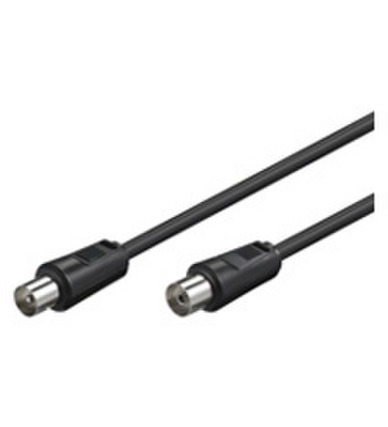 Wentronic Coaxial cable, 0.5m 0.5m coaxial coaxial Black coaxial cable