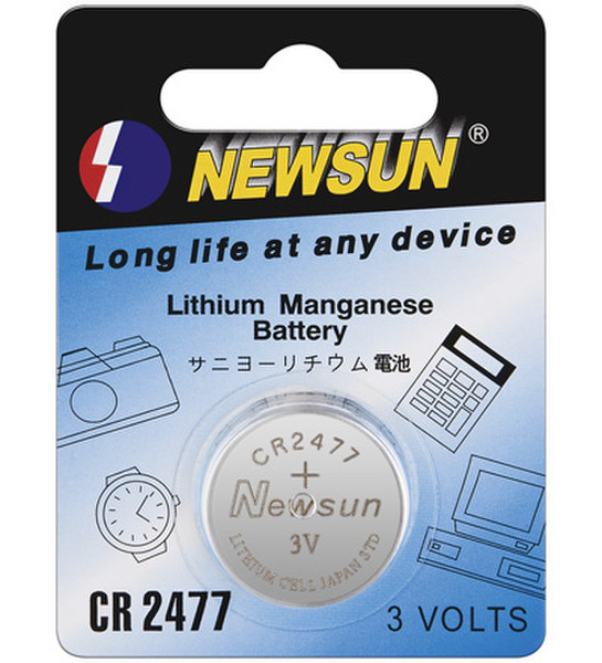 Wentronic CR 2477 Lithium 3V non-rechargeable battery