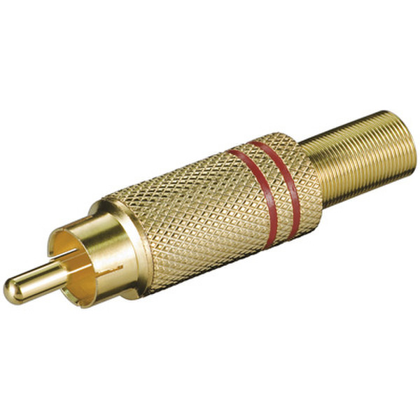 Wentronic RCA plug RCA Золотой коннектор