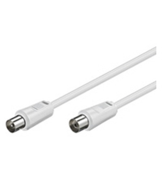 Wentronic Coaxial cable, 10m 10m coaxial coaxial White coaxial cable