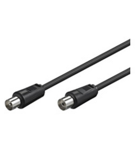 Wentronic Coaxial cable, 10m 10м Коаксиальный Коаксиальный Черный коаксиальный кабель
