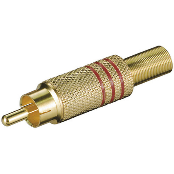 Wentronic RCA plug RCA Красный коннектор