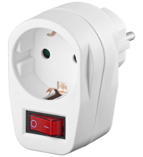 Wentronic NK Schalter Для помещений 3500Вт Белый адаптер питания / инвертор