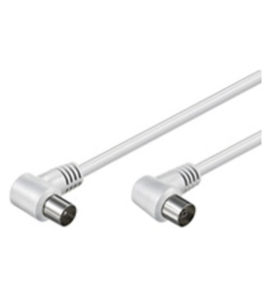 Wentronic Coaxial cable, 1.5m 1.5m coaxial coaxial White coaxial cable