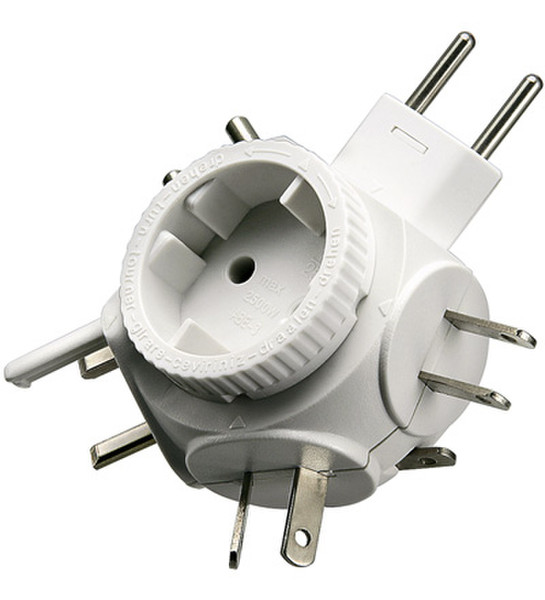 Wentronic NK Set 2 Reiseadapter indoor 2500W White power adapter/inverter