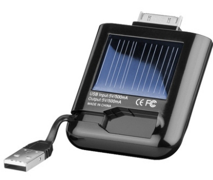 Wentronic battery for iPod/iPhone (Solar) Schwarz Ladegerät für Mobilgeräte