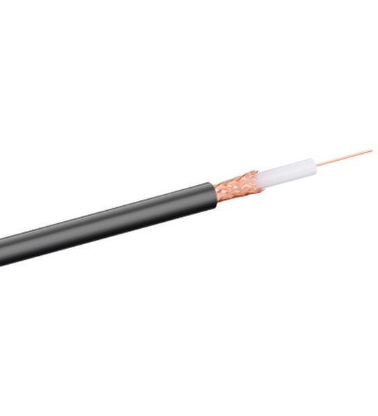 Wentronic 50093 100m Black coaxial cable